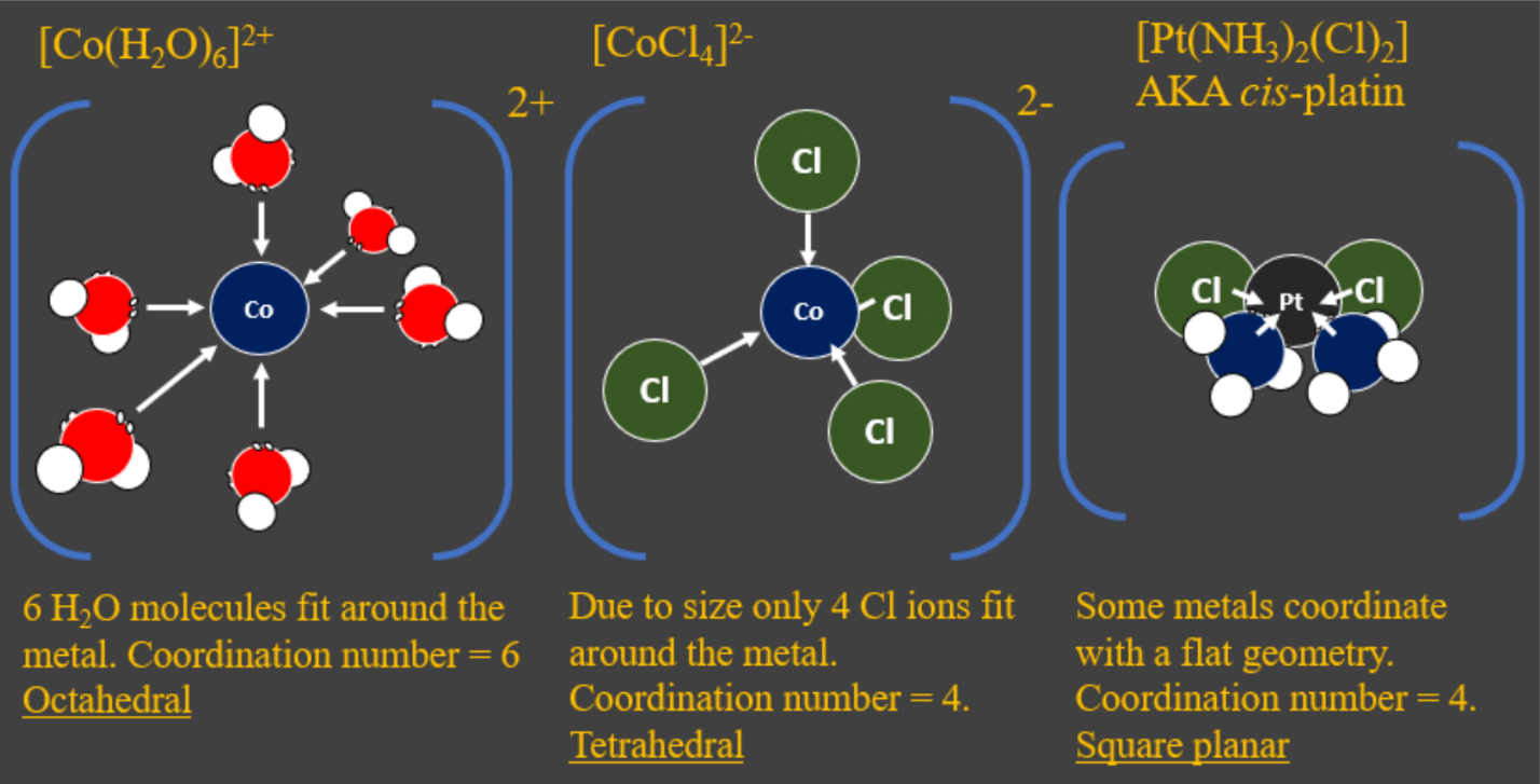 Ligands and complex ions