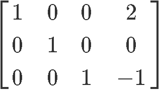 Row Reduction and echelon form