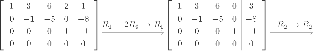 Row Reduction and echelon form