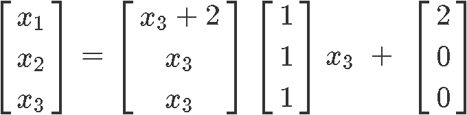 Solution Sets of linear systems