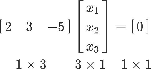 Solution Sets of linear systems