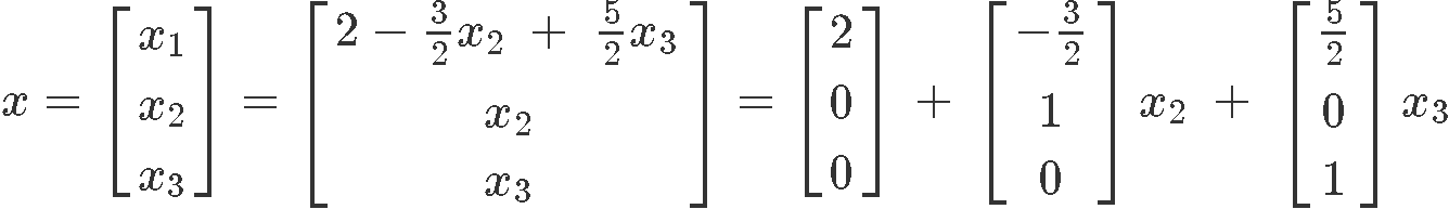 Solution Sets of linear systems