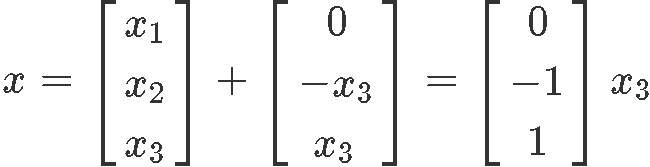 Solution Sets of linear systems