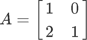 The matrix of a linear transformation