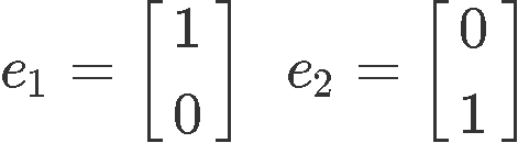 The matrix of a linear transformation