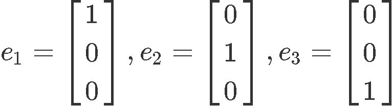 The matrix of a linear transformation