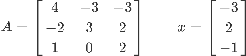 Eigenvalues and Eigenvectors