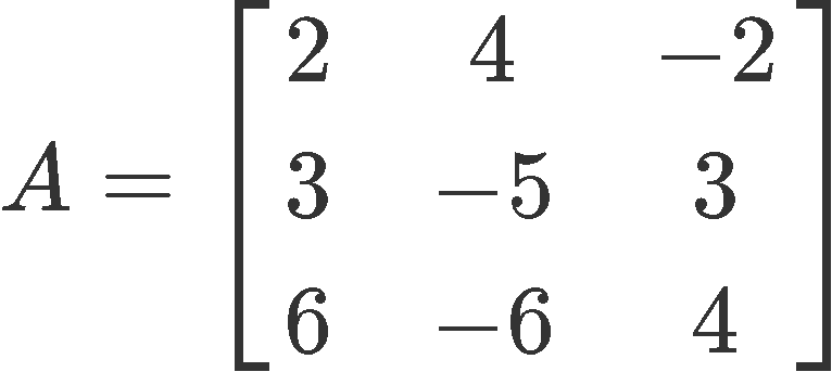 The characteristic equation