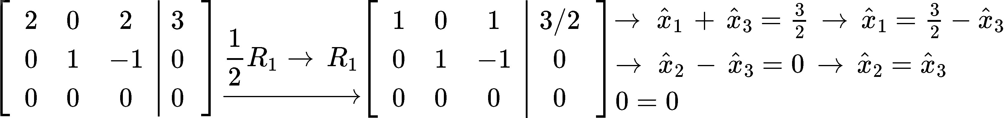 Least squares problem