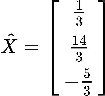 Least squares problem