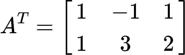 Least squares problem