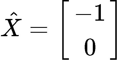 Least squares problem