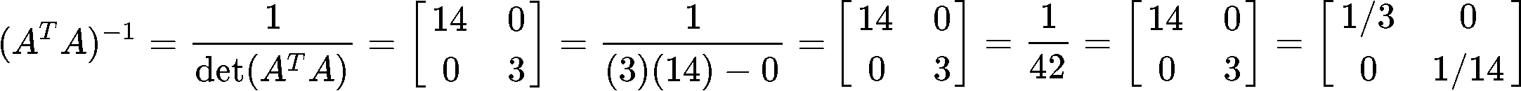 Least squares problem