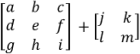 Properties of Matrix Addition