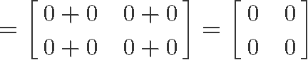 Properties of matrix multiplication