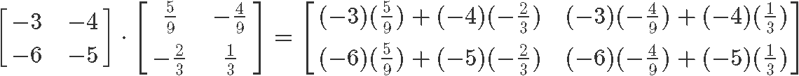 The inverse of a 2x2 matrix