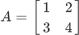 The inverse of a 2x2 matrix