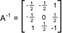 The inverse of 3x3 matrices with matrix row operations