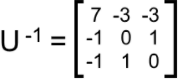 The inverse of 3x3 matrices with matrix row operations