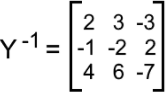 The inverse of 3x3 matrices with matrix row operations