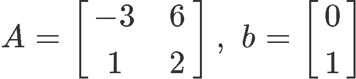 The inverse of a 2x2 matrix