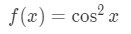 Equation 2: Derivative of cos^2x pt.1
