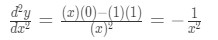 Equation 8: Second Derivative of lnx pt.1