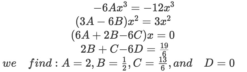 Method of undetermined coefficients | StudyPug