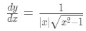 Equation 16: Derivative of arcsec pt.8