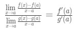 Equation 8: Deriving l'hopital's rule pt.5