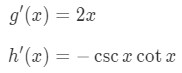 Equation 7: Derivative of csc^2 pt.3