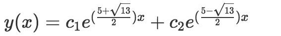 Characteristic equation with real distinct roots | StudyPug