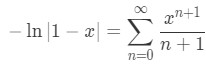 Equation 1: Power Series Representation integral pt.6