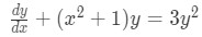 Equation for Example 4: Differential equation to solve