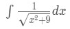 Equation 8: Trig Substitution with 3tan pt.1