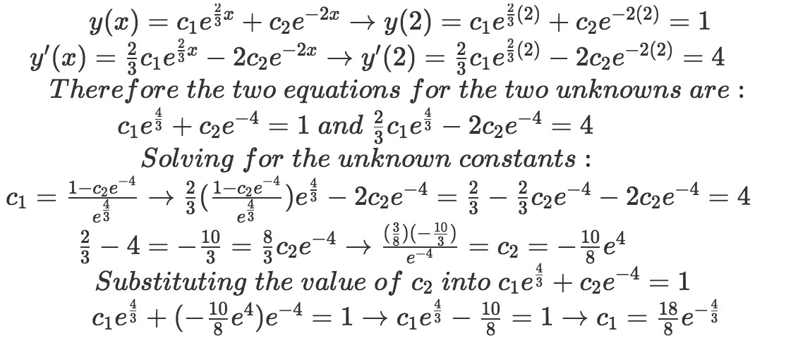 Characteristic equation with real distinct roots | StudyPug