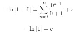 Equation 1: Power Series Representation integral pt.4