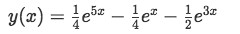 Equation 7(d): Final general solution for the nonhomogeneous differential equation