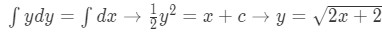 Question 1: solve problem using separable equations pt.1