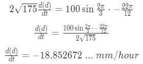 Equation 4: related rates clock problem pt.14