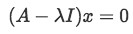 Equation 3: Relation between the eigenvalues, eigenvectors and the original matrix