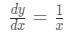 Equation 7: Derivative of lnx pt.7