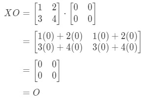 Equation 11: Matrix Multiplication for Zero Matrix example pt.4