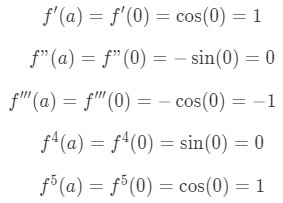 Equation 4: Taylor Series of sinx pt.2