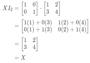 Equation 12: Matrix Multiplication for identity matrix example pt.3