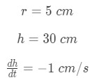 Equation 1: related rates cone problem pt.1