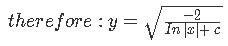 (c-1): Solving for y