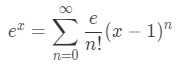 Equation 3: Taylor Series of e^x pt.5