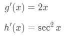 Equation 6: Derivative of tanx^2 pt.3