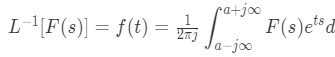 Inverse Laplace transform general integral form